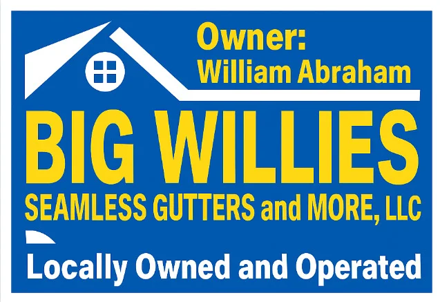 Big Willie's Seamless Gutters Logo